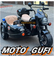 Детский электромотоцикл Gufi с люлькой
